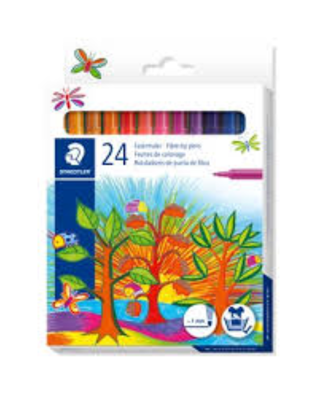 Staedtler Fibre-Tipped Pen  Wlt=24col. ST-325-WP24